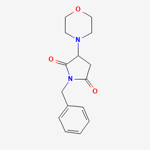 1-benzyl-3-(4-morpholinyl)-2,5-pyrrolidinedione