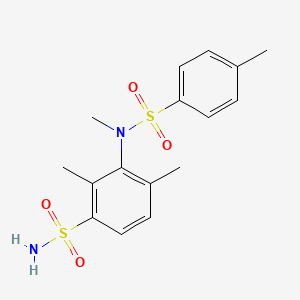 2,4-dimethyl-3-{methyl[(4-methylphenyl)sulfonyl]amino}benzenesulfonamide