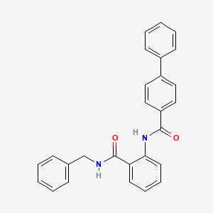 N-[2-(benzylcarbamoyl)phenyl]biphenyl-4-carboxamide