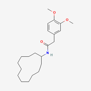 N-cyclododecyl-2-(3,4-dimethoxyphenyl)acetamide