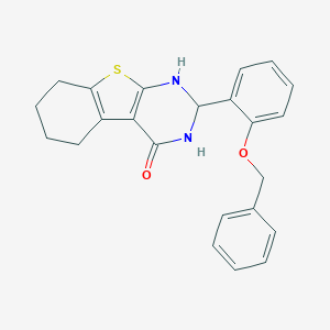 2-[2-(benzyloxy)phenyl]-2,3,5,6,7,8-hexahydro[1]benzothieno[2,3-d]pyrimidin-4(1H)-one