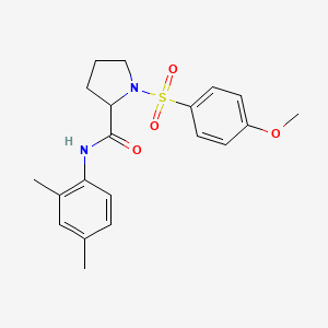 N-(2,4-dimethylphenyl)-1-[(4-methoxyphenyl)sulfonyl]prolinamide