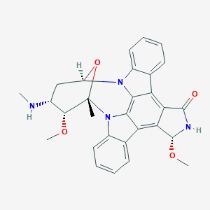 molecular formula C29H28N4O4 B040910 7-O-Methyl-ucn 01 CAS No. 125133-74-6