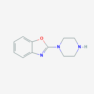 molecular formula C11H13N3O B040911 2-哌嗪-1-基苯并恶唑 CAS No. 111628-39-8
