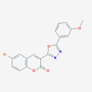 6-Bromo-3-[5-(3-methoxy-phenyl)-[1,3,4]oxadiazol-2-yl]-chromen-2-one