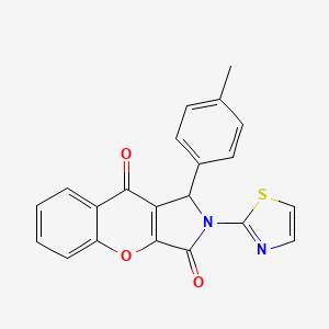 1-(4-methylphenyl)-2-(1,3-thiazol-2-yl)-1,2-dihydrochromeno[2,3-c]pyrrole-3,9-dione