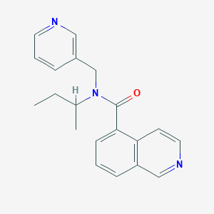 N-(sec-butyl)-N-(pyridin-3-ylmethyl)isoquinoline-5-carboxamide