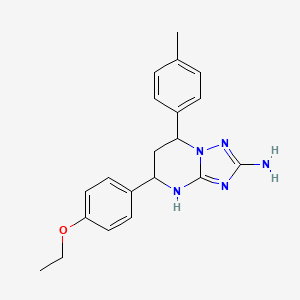 5-(4-ethoxyphenyl)-7-(4-methylphenyl)-4,5,6,7-tetrahydro[1,2,4]triazolo[1,5-a]pyrimidin-2-amine