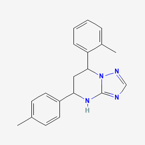 7-(2-methylphenyl)-5-(4-methylphenyl)-4,5,6,7-tetrahydro[1,2,4]triazolo[1,5-a]pyrimidine