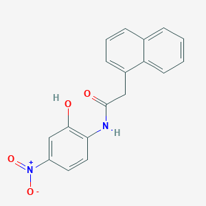 molecular formula C18H14N2O4 B4091473 N-(2-hydroxy-4-nitrophenyl)-2-naphthalen-1-ylacetamide 