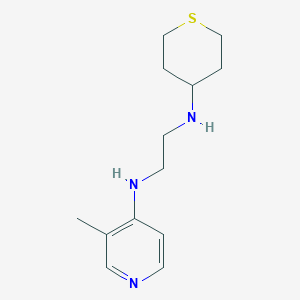 N-(3-methylpyridin-4-yl)-N'-(tetrahydro-2H-thiopyran-4-yl)ethane-1,2-diamine