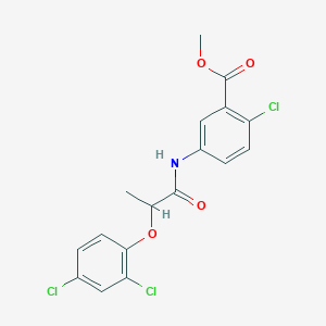 methyl 2-chloro-5-{[2-(2,4-dichlorophenoxy)propanoyl]amino}benzoate