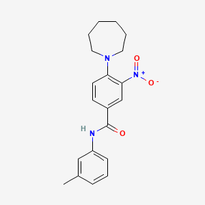 4-(1-azepanyl)-N-(3-methylphenyl)-3-nitrobenzamide