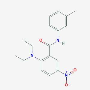 2-(diethylamino)-N-(3-methylphenyl)-5-nitrobenzamide