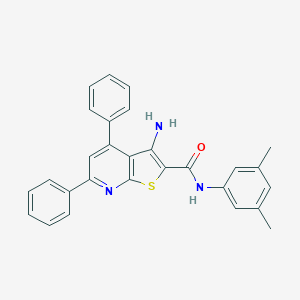 3-amino-N-(3,5-dimethylphenyl)-4,6-diphenylthieno[2,3-b]pyridine-2-carboxamide