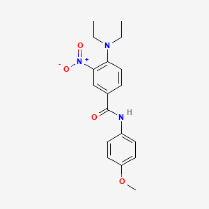 4-(diethylamino)-N-(4-methoxyphenyl)-3-nitrobenzamide