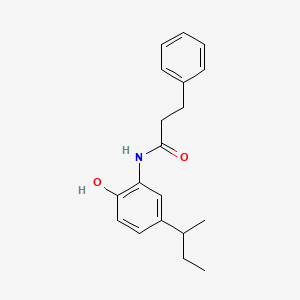 N-(5-butan-2-yl-2-hydroxyphenyl)-3-phenylpropanamide