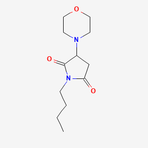 1-butyl-3-(4-morpholinyl)-2,5-pyrrolidinedione