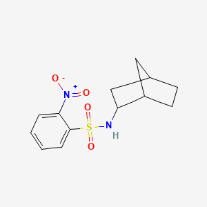 molecular formula C13H16N2O4S B4092203 N-bicyclo[2.2.1]hept-2-yl-2-nitrobenzenesulfonamide 