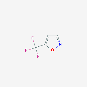 molecular formula C4H2F3NO B040923 5-(三氟甲基)异恶唑 CAS No. 116584-43-1