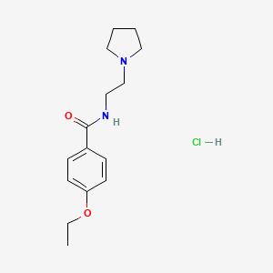 4-ethoxy-N-(2-pyrrolidin-1-ylethyl)benzamide;hydrochloride