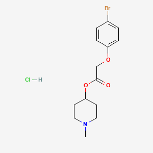 1-methyl-4-piperidinyl (4-bromophenoxy)acetate hydrochloride