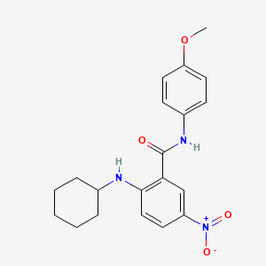 2-(cyclohexylamino)-N-(4-methoxyphenyl)-5-nitrobenzamide