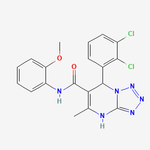 7-(2,3-dichlorophenyl)-N-(2-methoxyphenyl)-5-methyl-4,7-dihydrotetrazolo[1,5-a]pyrimidine-6-carboxamide