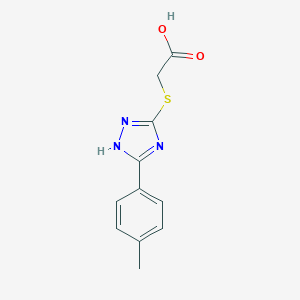 2-{[5-(4-methylphenyl)-4H-1,2,4-triazol-3-yl]sulfanyl}acetic acid