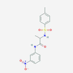 N~2~-[(4-methylphenyl)sulfonyl]-N~1~-(3-nitrophenyl)alaninamide