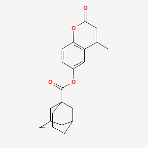 4-methyl-2-oxo-2H-chromen-6-yl 1-adamantanecarboxylate