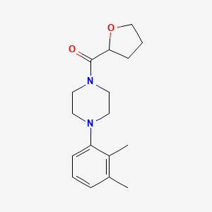 1-(2,3-dimethylphenyl)-4-(tetrahydro-2-furanylcarbonyl)piperazine