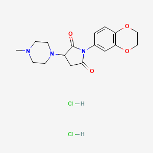 molecular formula C17H23Cl2N3O4 B4092804 C17H23Cl2N3O4 