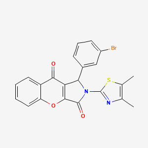 1-(3-bromophenyl)-2-(4,5-dimethyl-1,3-thiazol-2-yl)-1,2-dihydrochromeno[2,3-c]pyrrole-3,9-dione