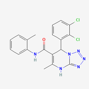 7-(2,3-dichlorophenyl)-5-methyl-N-(2-methylphenyl)-4,7-dihydrotetrazolo[1,5-a]pyrimidine-6-carboxamide