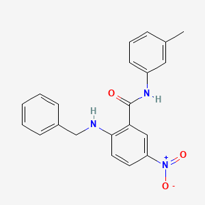 2-(benzylamino)-N-(3-methylphenyl)-5-nitrobenzamide