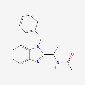 N-[1-(1-benzyl-1H-1,3-benzodiazol-2-yl)ethyl]acetamide