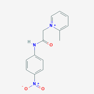 2-Methyl-1-[2-(4-nitroanilino)-2-oxoethyl]pyridinium