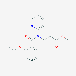 methyl N-(2-ethoxybenzoyl)-N-2-pyridinyl-beta-alaninate