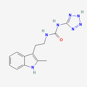 1-[2-(2-methyl-1H-indol-3-yl)ethyl]-3-(2H-tetrazol-5-yl)urea