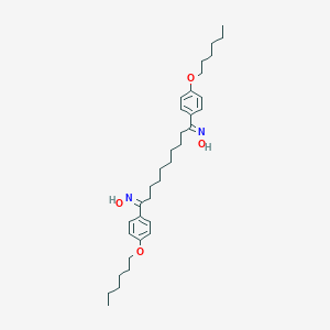 molecular formula C34H52N2O4 B409301 1,10-Bis[4-(hexyloxy)phenyl]-1,10-decanedione dioxime 