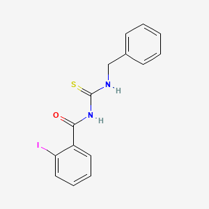 molecular formula C15H13IN2OS B4093013 N-(benzylcarbamothioyl)-2-iodobenzamide 