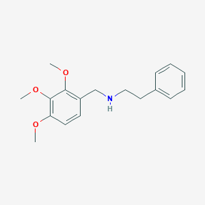 molecular formula C18H23NO3 B409322 2-phenyl-N-(2,3,4-trimethoxybenzyl)ethanamine 