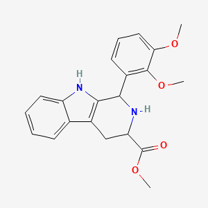 methyl 1-(2,3-dimethoxyphenyl)-2,3,4,9-tetrahydro-1H-beta-carboline-3-carboxylate