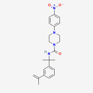 N-[1-(3-isopropenylphenyl)-1-methylethyl]-4-(4-nitrophenyl)-1-piperazinecarboxamide