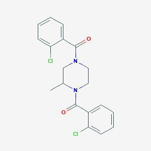 1,4-Bis(2-chlorobenzoyl)-2-methylpiperazine