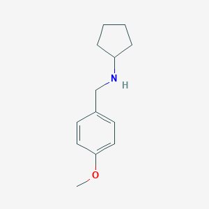 N-[(4-methoxyphenyl)methyl]cyclopentanamine