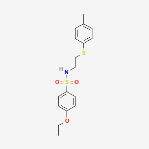 4-ethoxy-N-{2-[(4-methylphenyl)thio]ethyl}benzenesulfonamide