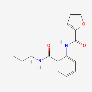 N-[2-(butan-2-ylcarbamoyl)phenyl]furan-2-carboxamide