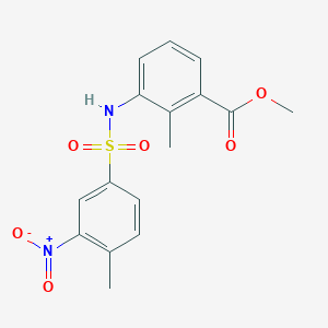 methyl 2-methyl-3-{[(4-methyl-3-nitrophenyl)sulfonyl]amino}benzoate